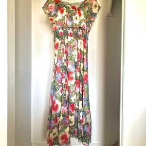 Long Boheme Silk Dress